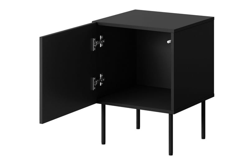 Juniskär Barnsängbord 59 cm - Svart - Möbler - Barnmöbler - Barnbord - Sängbord barn & nattduksbord barn