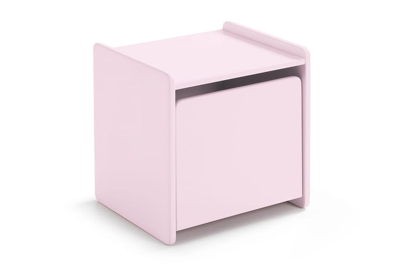 Penniman Sängbord - Rosa - Möbler - Barnmöbler - Barnbord - Sängbord barn & nattduksbord barn