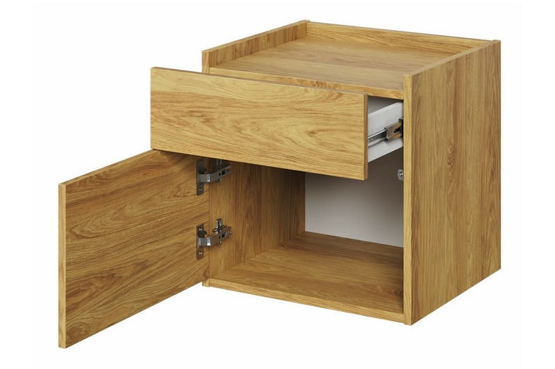 Rathmore Barnsängbord 45 cm - Ljusbrun - Möbler - Barnmöbler - Barnbord - Sängbord barn & nattduksbord barn