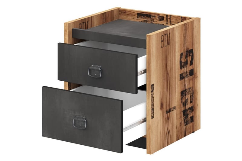 Rathmore Barnsängbord 50 cm - Grå - Möbler - Barnmöbler - Barnbord - Sängbord barn & nattduksbord barn