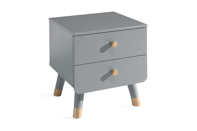 Vessinge Sängbord 43 cm - Grå - Möbler - Barnmöbler - Barnbord - Sängbord barn & nattduksbord barn