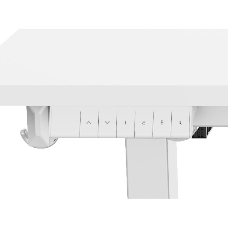 Skrivbord för barn Ergo Kid med 1 motor 112x60x56-80 cm - Vit - Möbler - Barnmöbler - Barnbord - Skrivbord barn