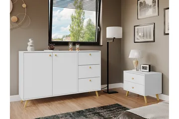 Emyvale Möbelset För Barnrum - Vit - Möbler - Barnmöbler - Barnmöbelset