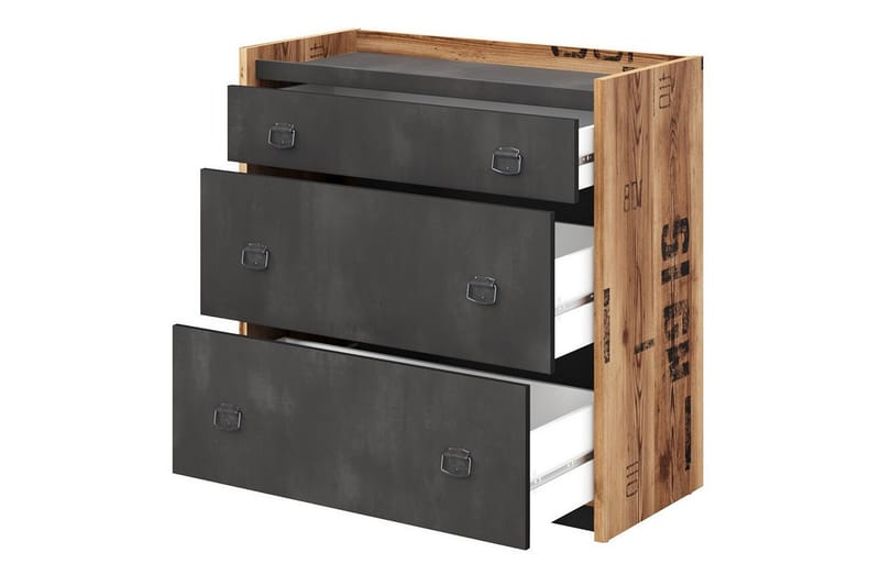 Rathmore Möbelset För Barnrum - Grå - Möbler - Barnmöbler - Barnmöbelset