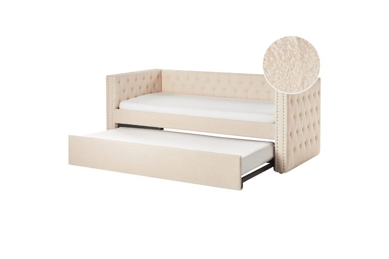 Barnsäng Gassin med lamellram Beige - Beige - Möbler - Barnmöbler - Barnsäng & juniorsäng