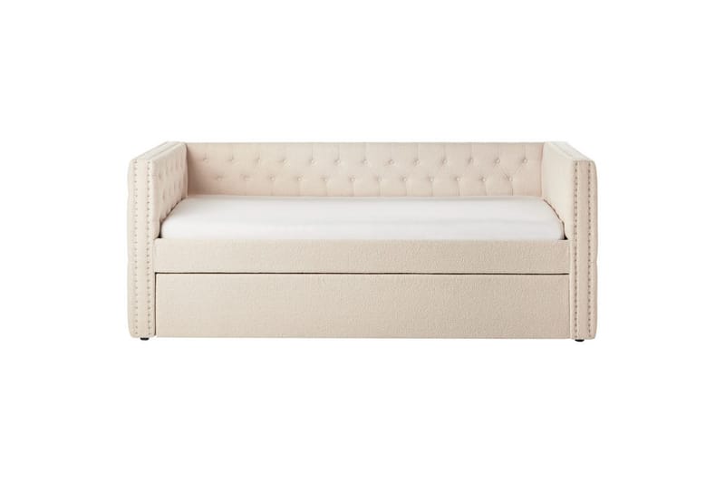 Barnsäng Gassin med lamellram Beige - Beige - Möbler - Barnmöbler - Barnsäng & juniorsäng