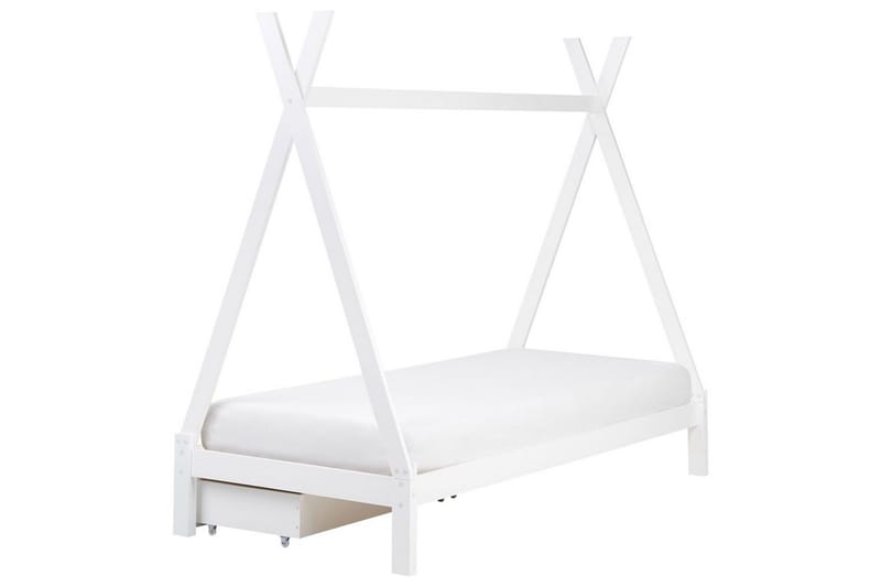 Barnsäng med lådor Devay - Vit - Möbler - Barnmöbler - Barnsäng & juniorsäng - Hussäng
