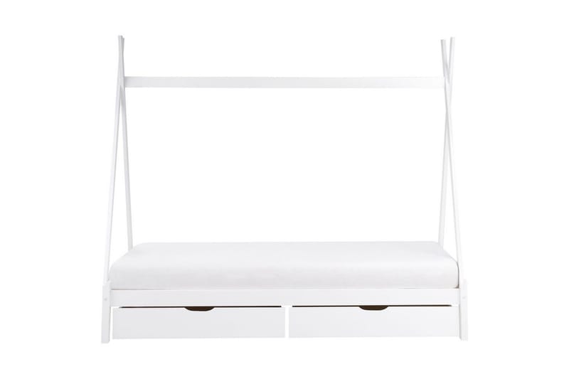 Barnsäng med lådor Devay - Vit - Möbler - Barnmöbler - Barnsäng & juniorsäng - Hussäng