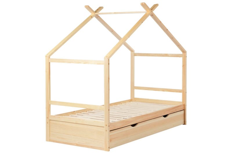 Barnsäng Orgeval - Ljus trä - Möbler - Barnmöbler - Barnsäng & juniorsäng - Hussäng