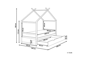 Barnsäng Orgeval - Vit - Möbler - Barnmöbler - Barnsäng & juniorsäng - Hussäng