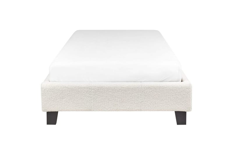 Barnsäng Roanne med lamellram Krämvit, Bouclé - Krämvit, Bouclé - Möbler - Barnmöbler - Barnsäng & juniorsäng