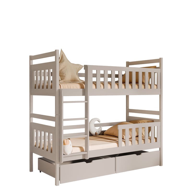 Bridgeorth Våningssäng Två Liggplatser 90x190 cm, Beige