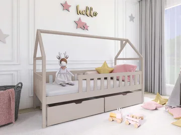 Claven Hussäng 96x208 cm - Beige - Möbler - Barnmöbler - Barnsäng & juniorsäng - Hussäng