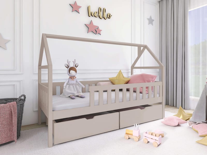 Claven Hussäng 96x208 cm - Beige - Möbler - Barnmöbler - Barnsäng & juniorsäng - Hussäng