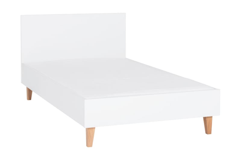 Concept Sängram 120x200 cm Vit/Natur - Vit/Brun - Möbler - Barnmöbler - Barnsäng & juniorsäng