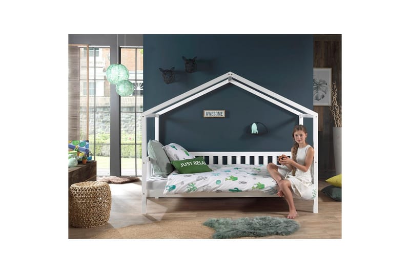 Dallas Hussäng 97x211 cm - Vit - Möbler - Barnmöbler - Barnsäng & juniorsäng - Hussäng