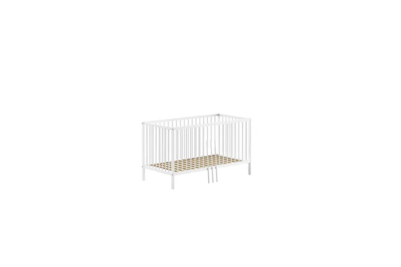 Dino Spjälsäng 76x144 cm - Vit - Möbler - Barnmöbler - Barnsäng & juniorsäng - Spjälsäng