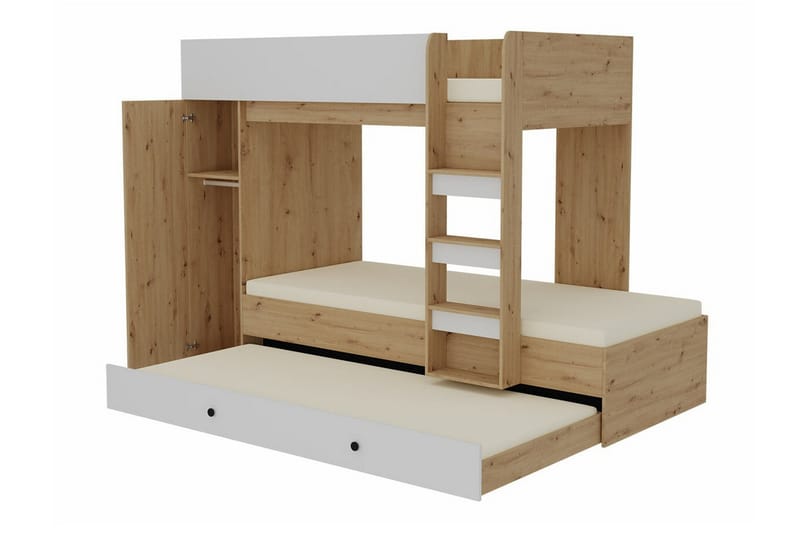 Dunvegan Juniorsäng 90x200 cm - Svart - Möbler - Barnmöbler - Barnsäng & juniorsäng