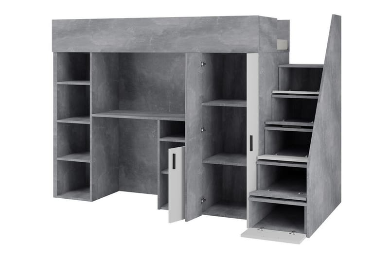 Dunvegan Juniorsäng 90x200 cm - Svart - Möbler - Barnmöbler - Barnsäng & juniorsäng