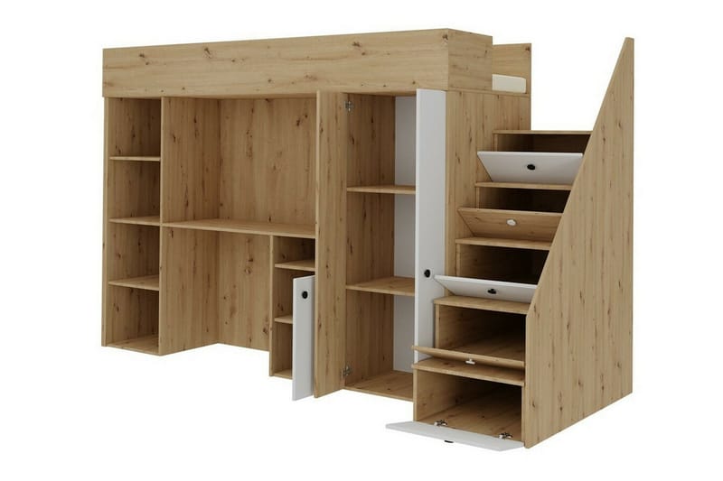 Dunvegan Juniorsäng 90x200 cm - Vit - Möbler - Barnmöbler - Barnsäng & juniorsäng