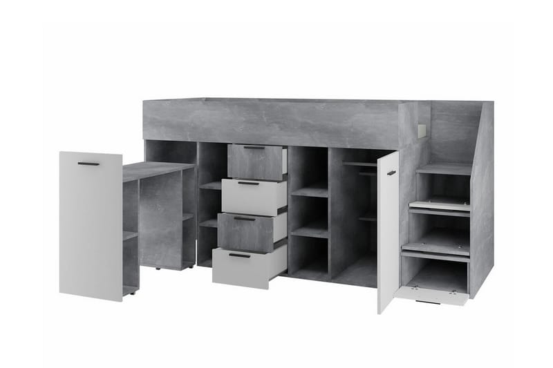 Dunvegan Juniorsäng 90x200 cm - Vit - Möbler - Barnmöbler - Barnsäng & juniorsäng