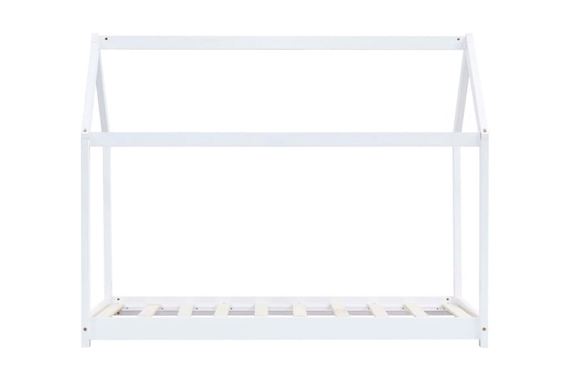 Barnsäng vit massiv furu 70x140 cm - Flerfärgad - Möbler - Barnmöbler - Barnsäng & juniorsäng