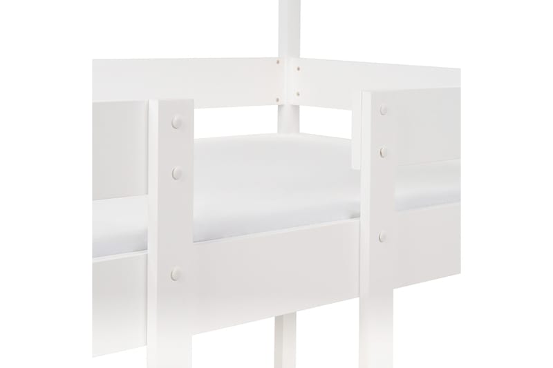 Fallon Våningssäng Två Liggplatser 90x200 - Vit - Möbler - Barnmöbler - Barnsäng & juniorsäng - Våningssäng barn