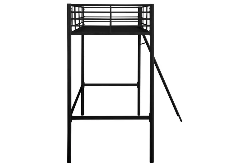 Hög säng Clove Svart - Svart - Möbler - Barnmöbler - Barnsäng & juniorsäng - Loftsäng barn