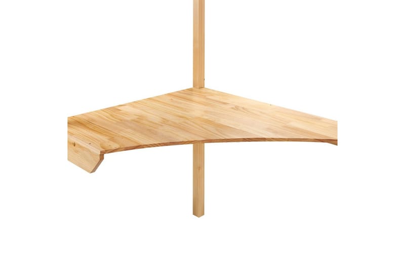 Högsäng med skrivbord Loury - Ljus trä - Möbler - Barnmöbler - Barnsäng & juniorsäng - Loftsäng barn