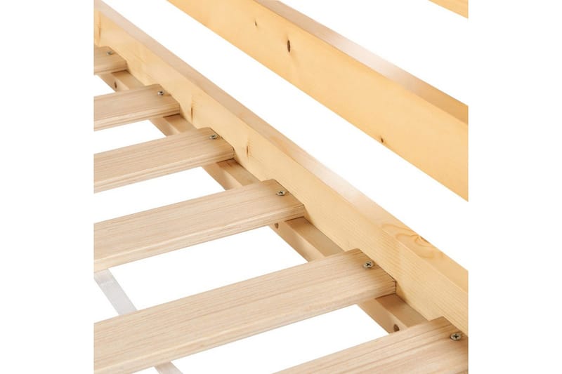 Högsäng med skrivbord Loury - Ljus trä - Möbler - Barnmöbler - Barnsäng & juniorsäng - Loftsäng barn