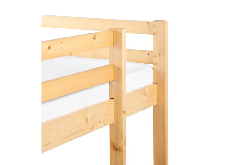 Högsäng med skrivbord Loury - Ljus trä - Möbler - Barnmöbler - Barnsäng & juniorsäng - Loftsäng barn