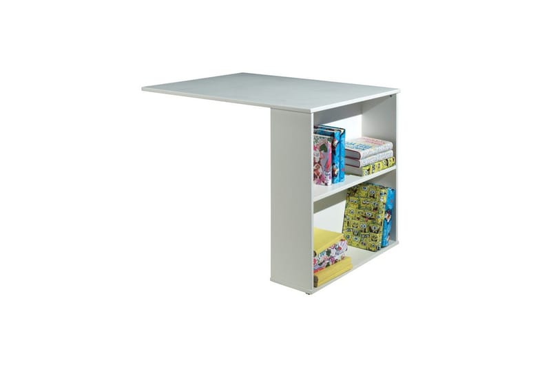 Halvhög Säng med stege Scott matchande skrivbord och en byrå med 3 lådor - Möbler - Barnmöbler - Barnsäng & juniorsäng - Loftsäng barn