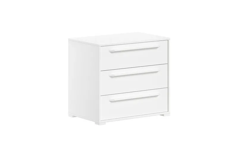 Halvhög Säng och 2 byråer med 3 Lådor Sam Vit - Vit - Möbler - Barnmöbler - Barnsäng & juniorsäng - Loftsäng barn