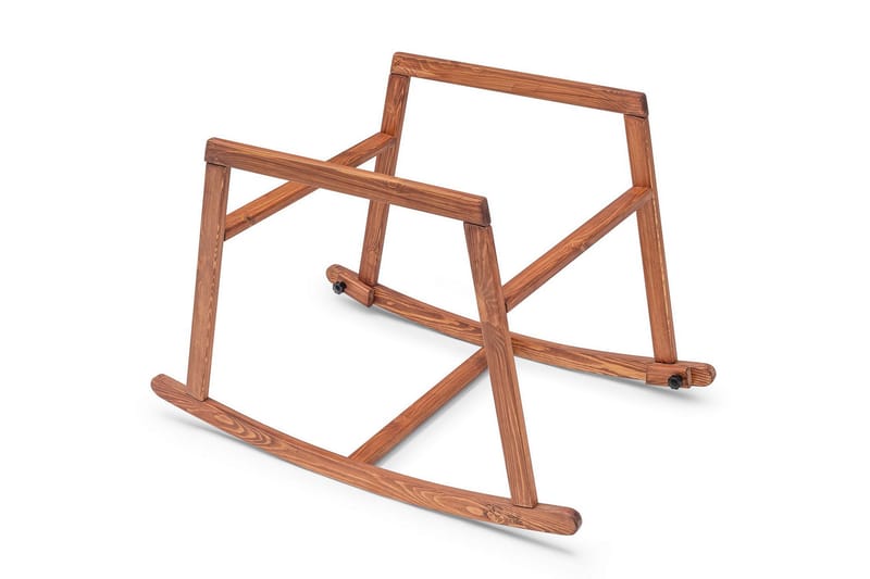 Hier Vagga 90 cm - Ek/Vit - Möbler - Barnmöbler - Barnsäng & juniorsäng