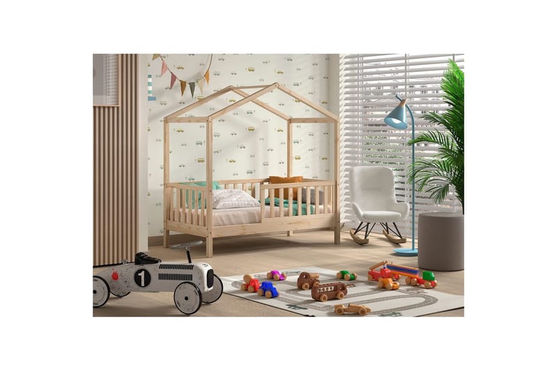 Hussäng för Småbarn Dallas 70x140 cm Naturlig - Naturlig - Möbler - Barnmöbler - Barnsäng & juniorsäng