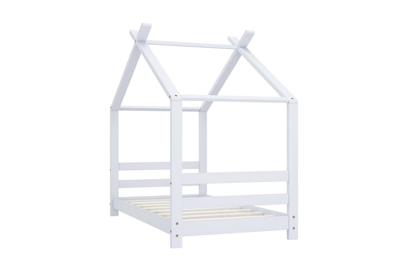 Hussäng vit massiv furu 70x140 cm - Antikvit - Möbler - Barnmöbler - Barnsäng & juniorsäng - Hussäng