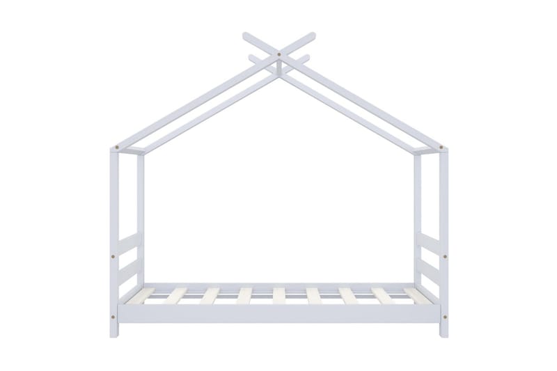 Hussäng vit massiv furu 70x140 cm - Antikvit - Möbler - Barnmöbler - Barnsäng & juniorsäng - Hussäng