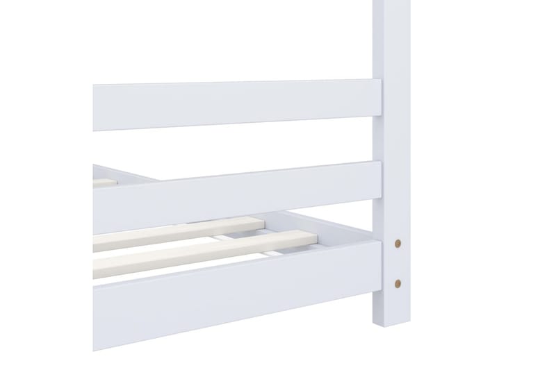 Hussäng vit massiv furu 70x140 cm - Antikvit - Möbler - Barnmöbler - Barnsäng & juniorsäng - Hussäng