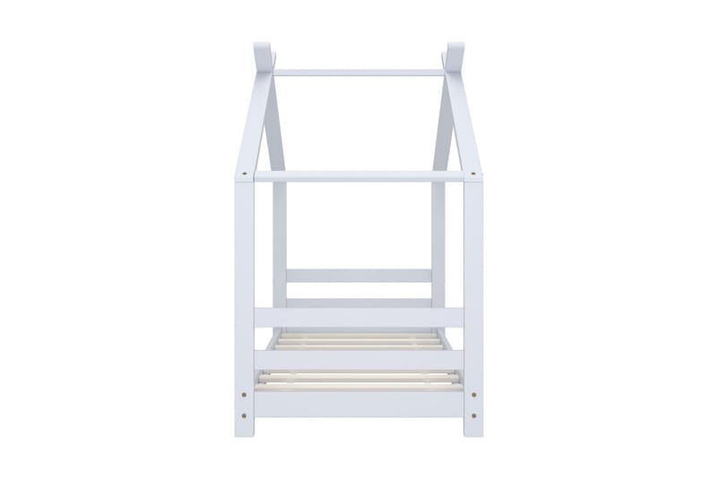 Hussäng vit massiv furu 70x140 cm - Antikvit - Möbler - Barnmöbler - Barnsäng & juniorsäng - Hussäng