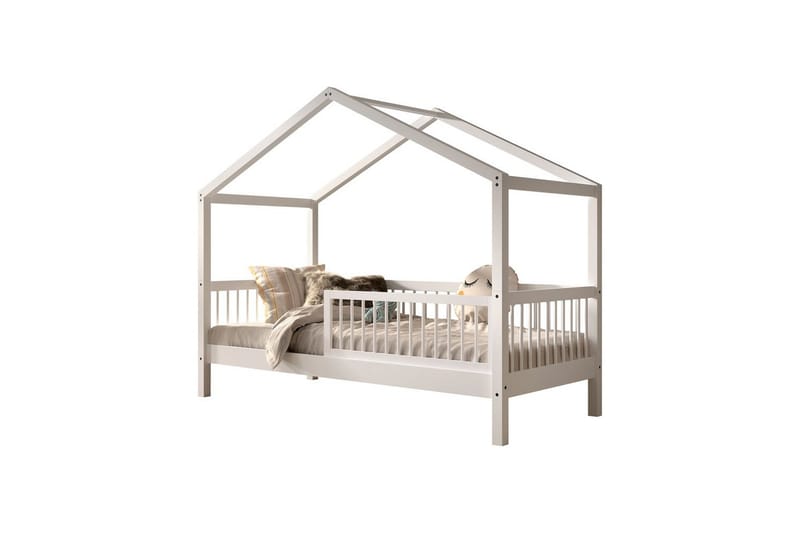 Hussäng med säkerhetsräcke Forrest Vit, Vit