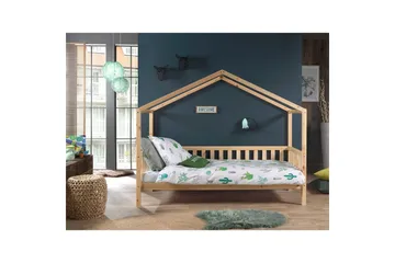 Hussäng med staket Dallas 90x200 cm Naturlig - Naturlig - Möbler - Barnmöbler - Barnsäng & juniorsäng