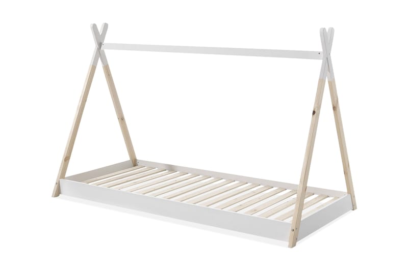 Tippto Tipi Hussäng 90x200 - Natur/Vit - Möbler - Barnmöbler - Barnsäng & juniorsäng - Hussäng