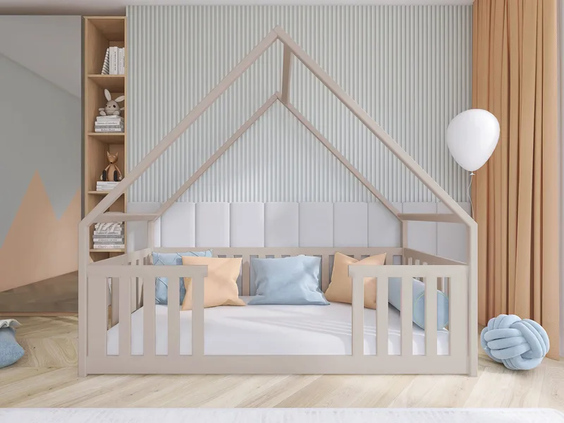 Jovricon Hussäng 86x188 cm - Beige - Möbler - Barnmöbler - Barnsäng & juniorsäng - Hussäng