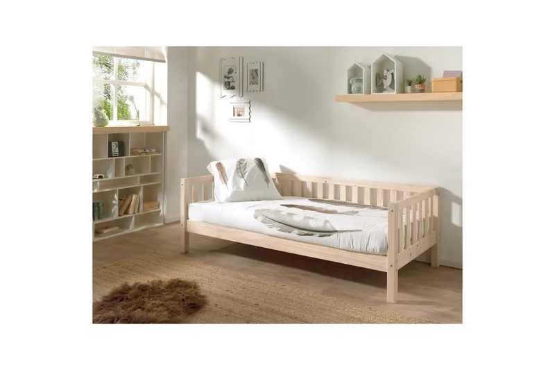 Koj säng Fritz Naturlig, Utan låda - Naturlig, Utan låda - Möbler - Barnmöbler - Barnsäng & juniorsäng