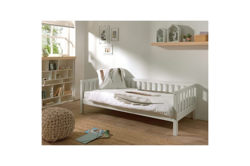 Koj säng Fritz Vit, Utan låda - Vit, Utan låda - Möbler - Barnmöbler - Barnsäng & juniorsäng