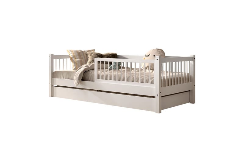 Koj säng med låda och säkerhetsräcke Forrest Bok, Bok