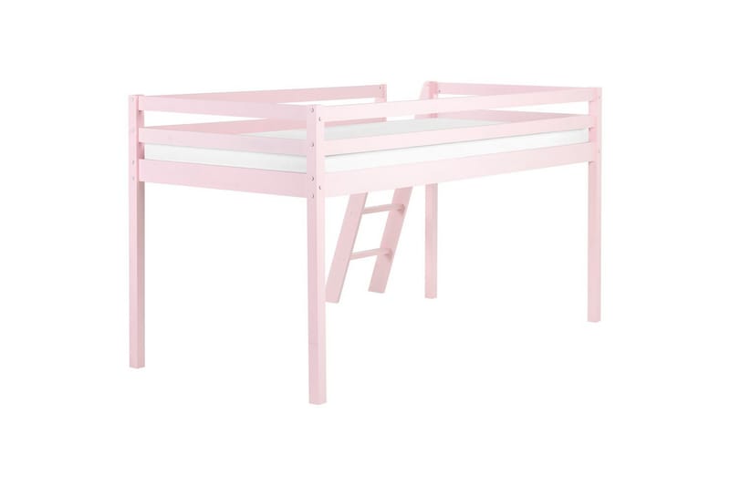 Låg våningssäng Ascoux - Rosa - Möbler - Barnmöbler - Barnsäng & juniorsäng - Loftsäng barn