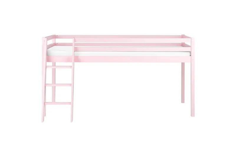 Låg våningssäng Ascoux - Rosa - Möbler - Barnmöbler - Barnsäng & juniorsäng - Loftsäng barn