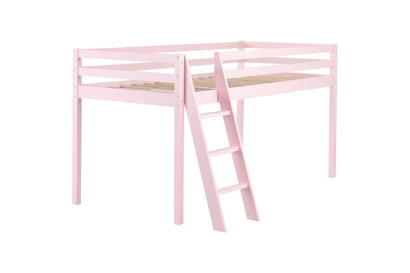 Låg våningssäng Ascoux - Rosa - Möbler - Barnmöbler - Barnsäng & juniorsäng - Loftsäng barn