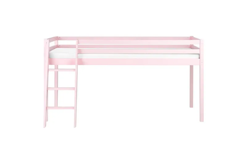 Låg våningssäng Ascoux - Rosa - Möbler - Barnmöbler - Barnsäng & juniorsäng - Loftsäng barn
